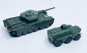 Dinky Vintage Metal Vehicles Centurion and Saracen (2) DKY008