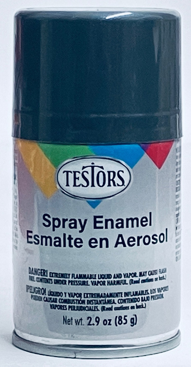 Testors 1253T Spray Enamel Graphite Gray Metallic 3 oz