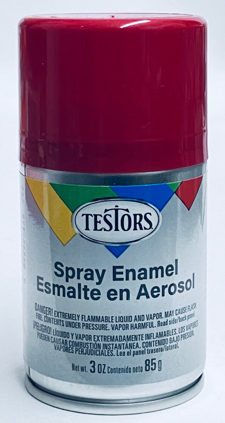 Testors 1629T Spray Enamel Red Metal Flake 3 oz