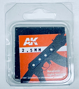 AK Interactive AK209 Lenses 2.5mm White (4)
