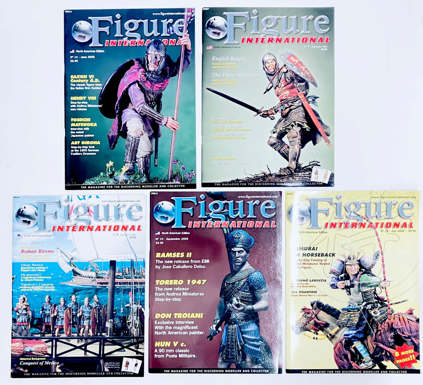 Figure International Magazine No. 7, 8, 10, 14, 15 FIM001 SALE!