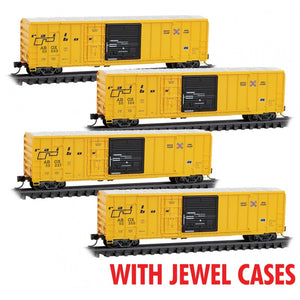 Micro-Trains MTL N Railbox 4-pk RP#223 JEWEL CASES 983 00 223