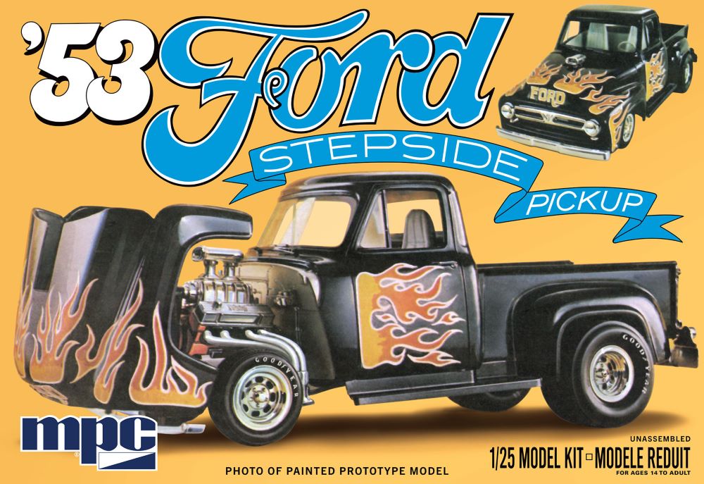 MPC 1/25 1953 Ford Stepside Pickup Truck w/Flip-Nose MPC1007