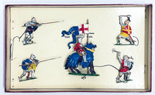 Load image into Gallery viewer, Britains LTD 1/32 Historical Series Mounted Knight Plus 4 Standing Lead Figures No2161 C