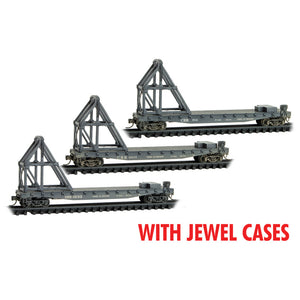 Micro-Trains MTL N CSX/ex-Clinchfield Flatcars "Icebreaker" JEWEL 983 02 249