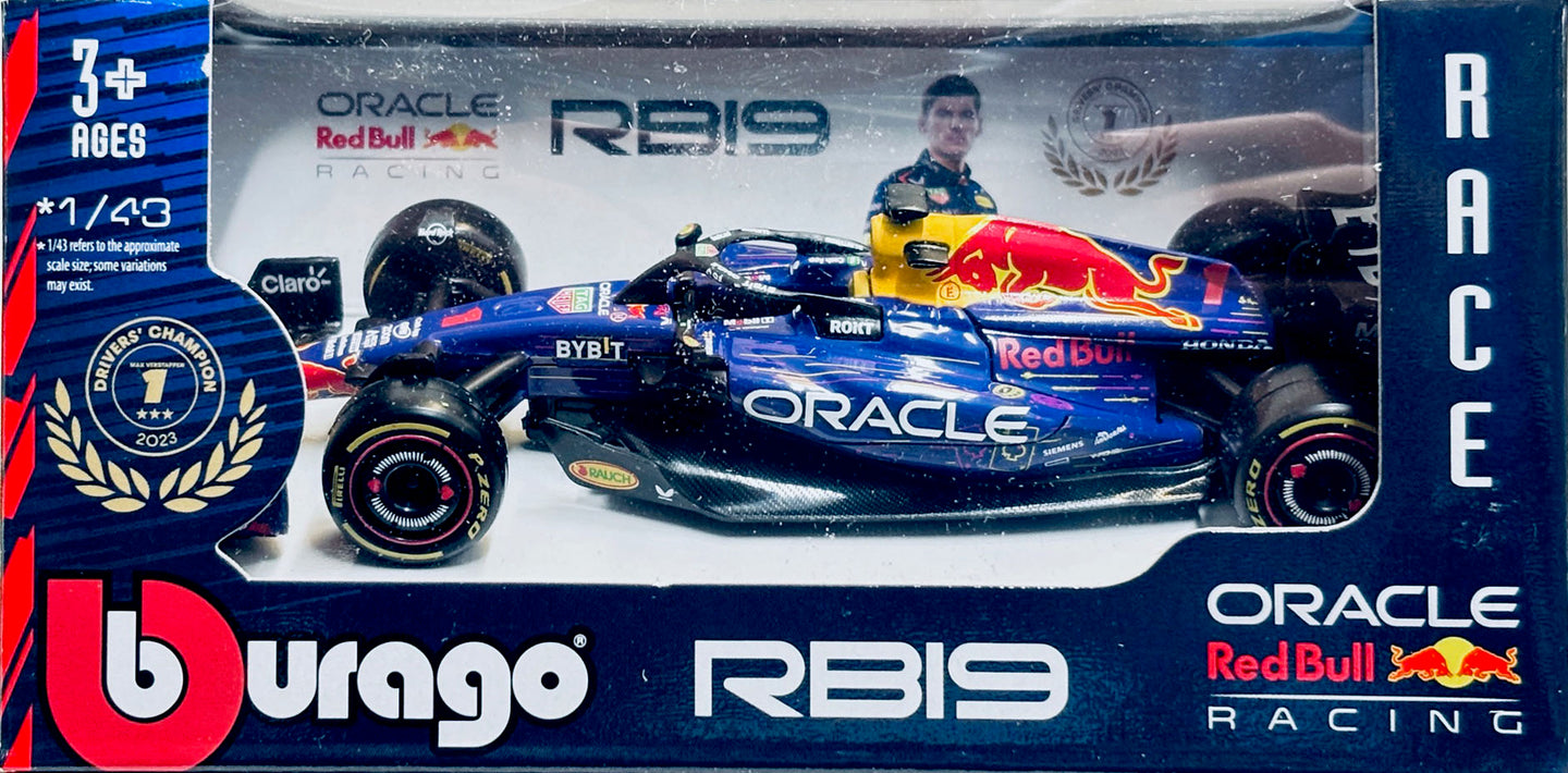 Bburago 1/43 Oracle Red Bull RB19 GP 2023 #1 Verstappen 18-38082V(L)