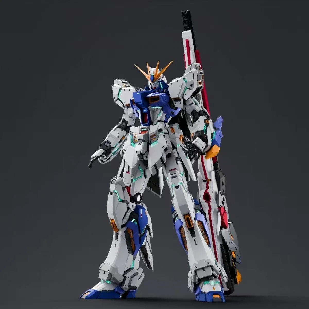 プレミアム フィギュア 前田 * ライガー Dragon Tiger Model 1/100 MG Model RX-93 FF Nu Fukuoka GK Style