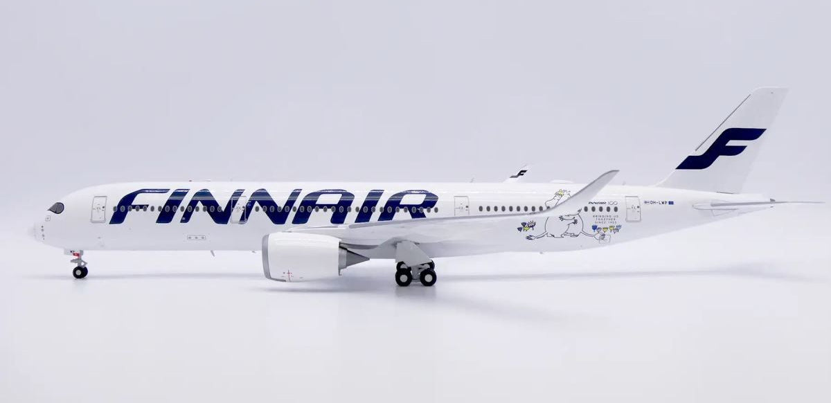 JC Wings 1/200 Finnair Airbus A350-900 XWB “Moomin, Finnair 100