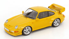 Load image into Gallery viewer, KK Scale 1/18 Porsche 911 (993) GT2 1996 Yellow / Speedline Rims KKDC181422S