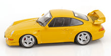 Load image into Gallery viewer, KK Scale 1/18 Porsche 911 (993) GT2 1996 Yellow / Speedline Rims KKDC181422S