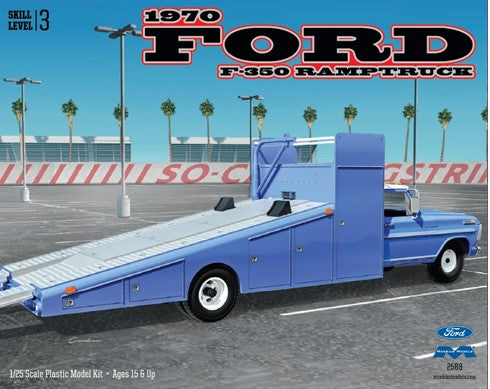 Moebius 1/25 Ford F350 Ramp Truck 1970 2588