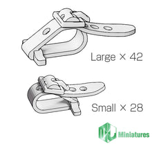 Load image into Gallery viewer, MJ Miniatures 1/35 US Tool Clamps 3D Printed MJEZ35035