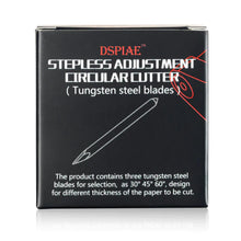 Load image into Gallery viewer, Dspiae MT-CB Adjustable Circular Cutter Starter Edition Blades
