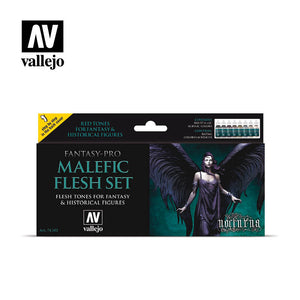 Vallejo 74.102 Malefic Flesh Set (8) 17ml