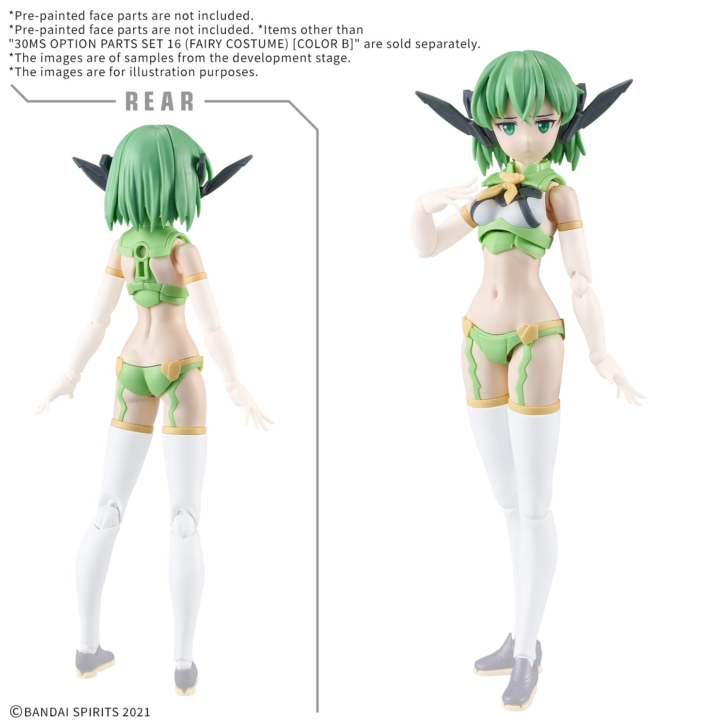 Bandai 30 Minute Sisters Option Parts Set 16 OP-16 Fairy Costume