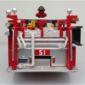 Iconic Replicas 1/50 1973 Ward LaFrance Fire Truck: LACoFD - Engine 51 50-0393