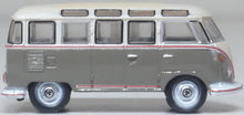 Load image into Gallery viewer, Oxford 1/148 VW Samba Bus Mouse Grey/Pearl White NVWS009