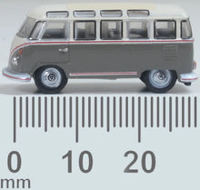 Load image into Gallery viewer, Oxford 1/148 VW Samba Bus Mouse Grey/Pearl White NVWS009