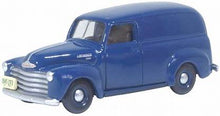 Load image into Gallery viewer, Oxford 1/87 HO 87CV50006 Chevrolet 3100 Panel Van 1950 Mariner Blue