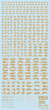 Load image into Gallery viewer, HIQ Parts Pixel Camouflage Decal 2 Desert Camouflage 8" x 3.8" (1pc) P9CA-SAN