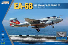 Load image into Gallery viewer, Kinetic 1/48 US EA-6B Dark Prowler (New Wings) w/ 3-wheel Tractor K48044