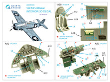 Load image into Gallery viewer, Quinta Studio 1/48 Interior 3D Decal US F4F-4 Wildcat QD48334