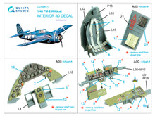 Load image into Gallery viewer, Quinta Studio 1/48 Interior 3D Decal US FM-2 Wildcat QD48421