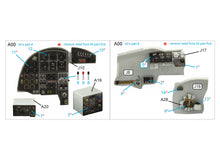 Load image into Gallery viewer, Quinta Studio 1/48 Interior 3D Decal British Mosquito B/PR Mk.IV Tamiya Small QDS-48355