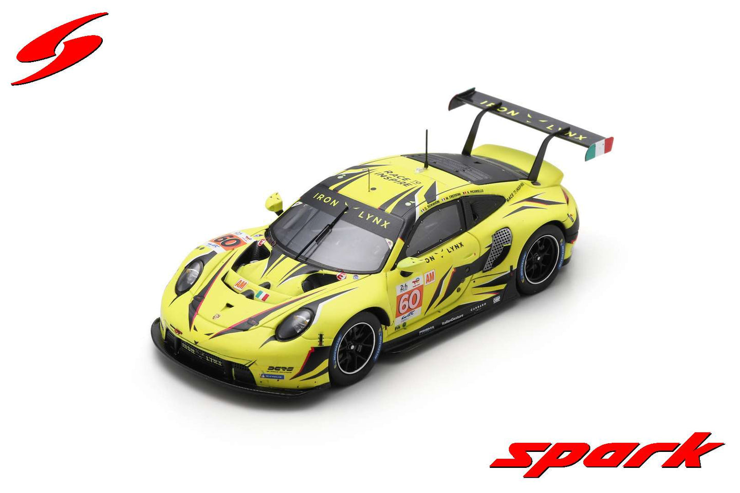 Spark 1/43 Porsche 911 RSR - 19 No.60 IRON LYNX Le Mans 24H 2023 S8763