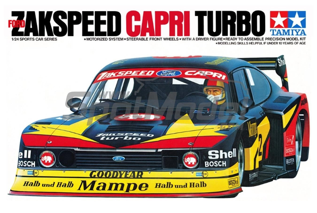 Tamiya 1/24 Ford Zakspeed Capri Turbo 1978 DRM 24376 – Burbank's