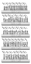 Load image into Gallery viewer, Ion Models 1/350 US Navy Carrier Pilots and Personnel WWII U350-002'