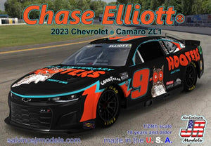 Salvinos 1/24 Chase Elliot #9 2023 Chevrolet Camaro ZL1 "Hooters" 2023CEH COMING SOON