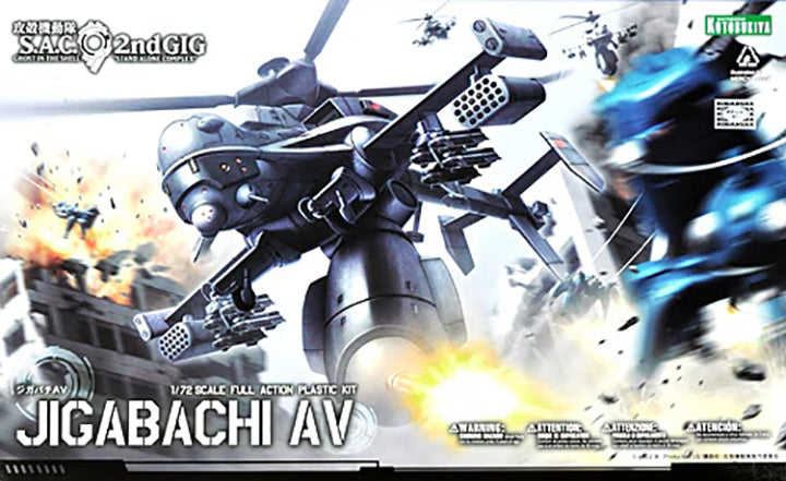 Kotobukiya 1/72 Ghost in the Shell Jigabachi AV Repackage w/ 3