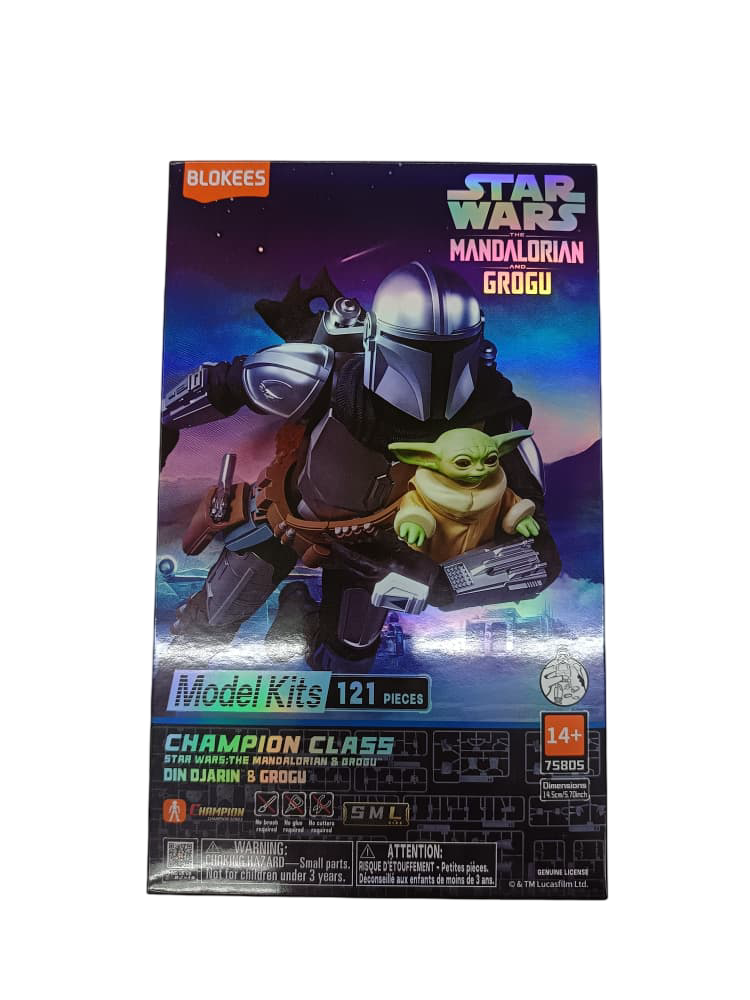 Blokees Champion Class Star Wars: The Mandalorian & Grogu Plastic