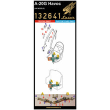 Load image into Gallery viewer, HGW 1/32 US A-20 Havoc HK Models Microplastic Foil/Photoetch Seatbelts 132641'