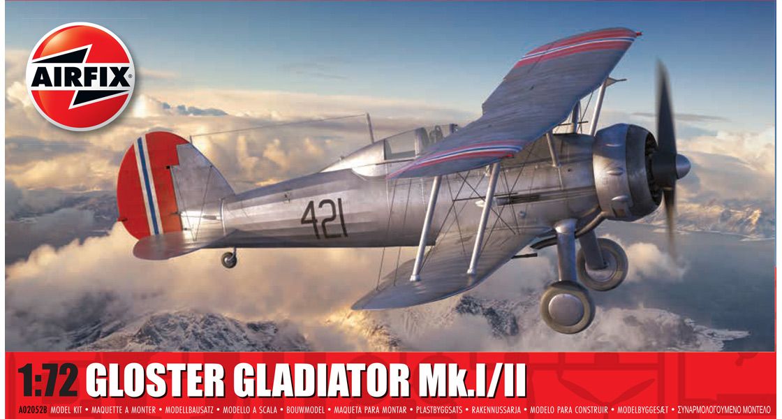 Airfix 1/72 British Gloster Gladiator Mk.I/II A02052B