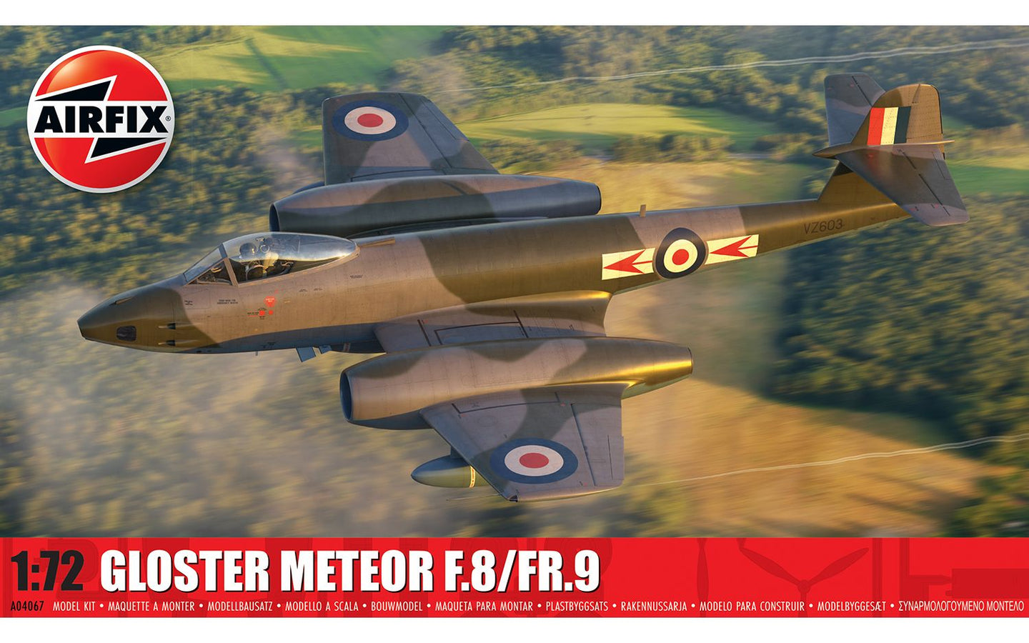 Airfix 1/72 British Gloster Meteor F.8/FR.9 A04067