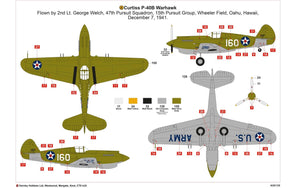 Airfix 1/48 US Curtiss P-40B Warhawk A05130A