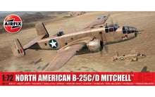 Load image into Gallery viewer, Airfix 1/72 US B-25C/D Mitchell A06015A'