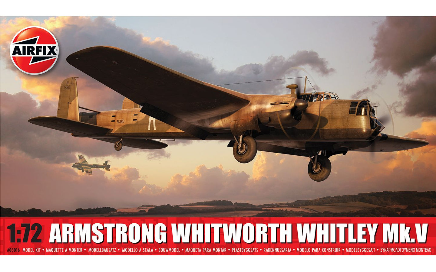 Airfix 1/72 British Armstrong Whitworth Whitley Mk.V A08016