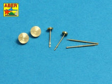 Load image into Gallery viewer, Aber 1/35 Russian 7,62mm DT Machine Gun Barrels (2) 35 L-223'