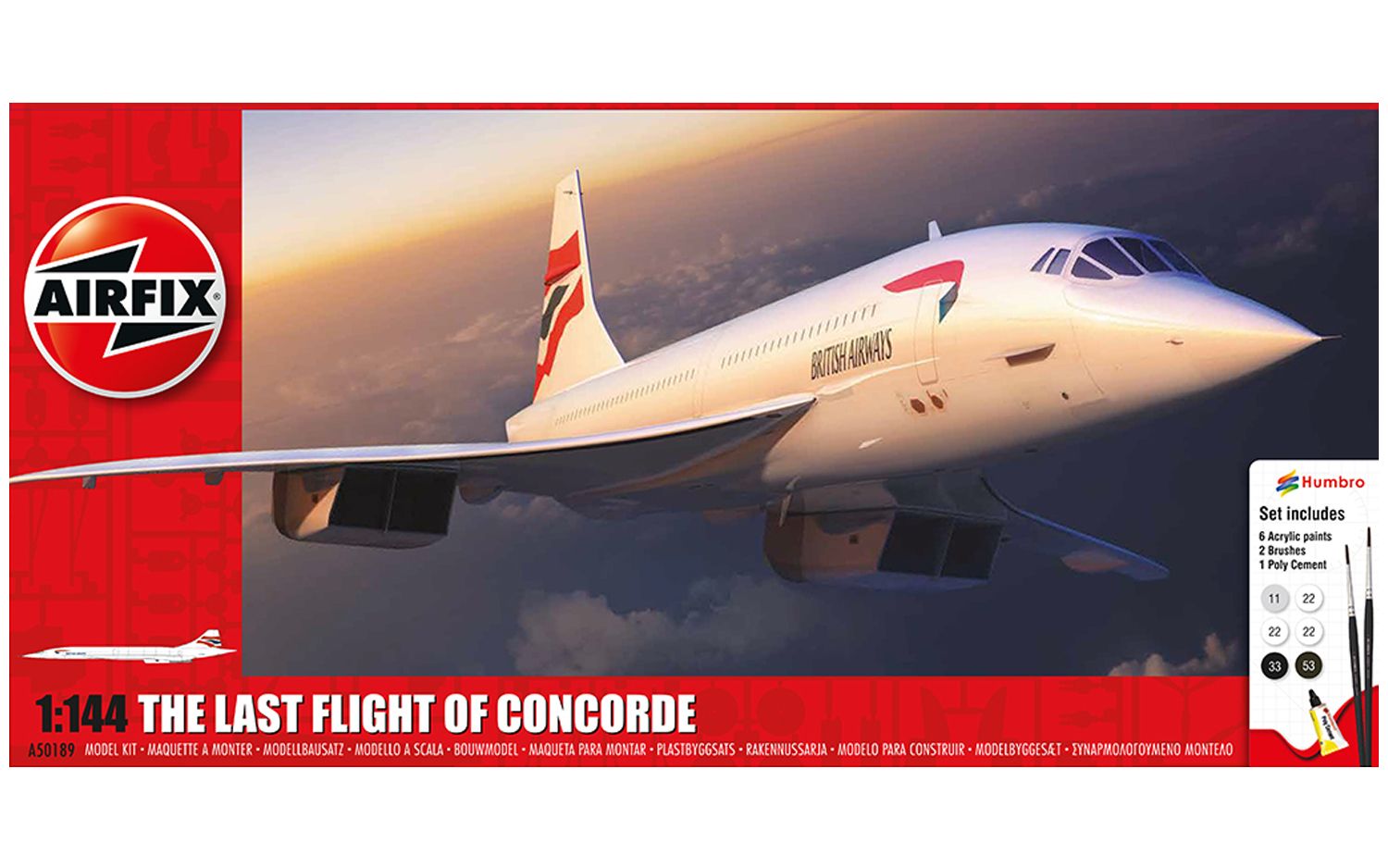 Airfix Gift Set 1/144 British Airways Concorde 'The Last Flight of
