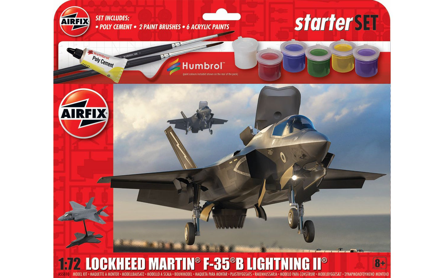Airfix Starter Set 1/72 Lockheed Martin F-35B Lightning II 55010