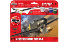 Load image into Gallery viewer, Airfix Starter Set 1/72 German Messerschmitt Bf109F-4 A55014