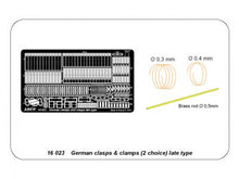 Load image into Gallery viewer, Aber 1/16 German Tool Clamps and Clasps 16 023'