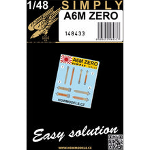 Load image into Gallery viewer, HGW 1/48 Japanese A6M Zero Transfer Film Seatbelts 148433'