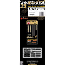 Load image into Gallery viewer, HGW 1/35 Japanese A6M2 ZERO Textile Seatbelts w/ PE Buckles 135517'