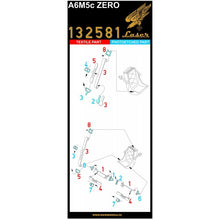 Load image into Gallery viewer, HGW 1/32 Japanese A6M Zero Microtextile Foil/Photoetch Seatbelts 132581