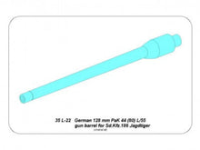 Load image into Gallery viewer, Aber 1/35 German 128mm Pak 44(80) L/55 Gun barrel for Jagdtiger 35 L-22'