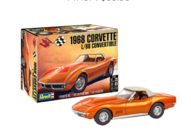 Revell 1/25 1968 Corvette L88 Roadster 14572 – Burbank's House of